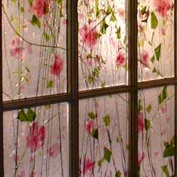 windows & screens - flowers art glass 